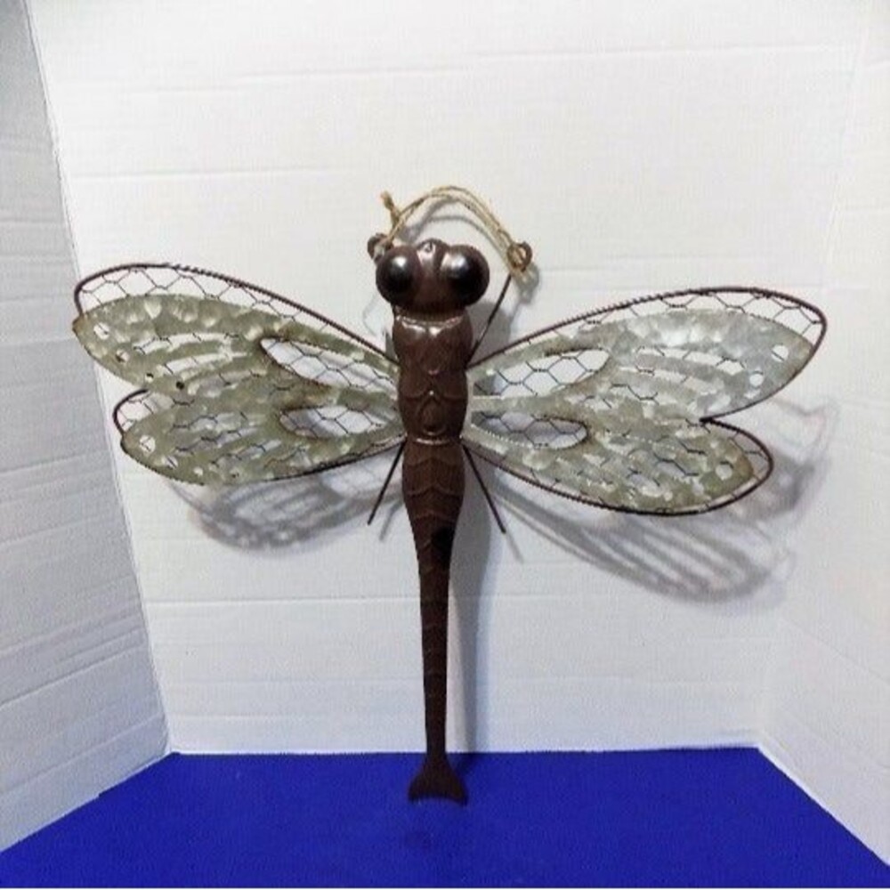 NEW Metal Dragonfly Wall Art Hanging Butterfly Decor